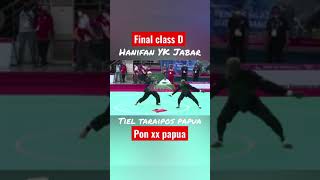 Hanifan vs tiel #shorts #pencaksilat #ponxxpapua2021 #pesilat
