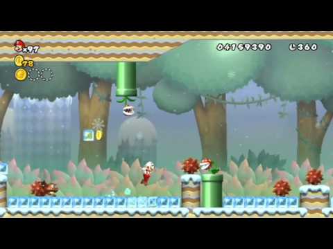 New Super Mario Bros. Wii - 9-7 (Alle Sternenmünzen)