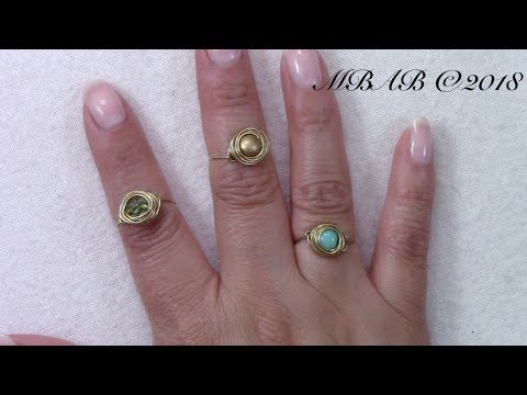 Candy Swirl Wire Craft Ring