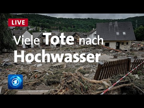 Hochwasserkatastrophe in NRW und Rheinland-Pfalz - die aktuelle Lage bei tagesschau24
