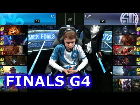 TSM vs Cloud 9 | Game 4 Grand Finals S6 NA LCS Summer 2016 PlayOffs | TSM vs C9 G4 1080p