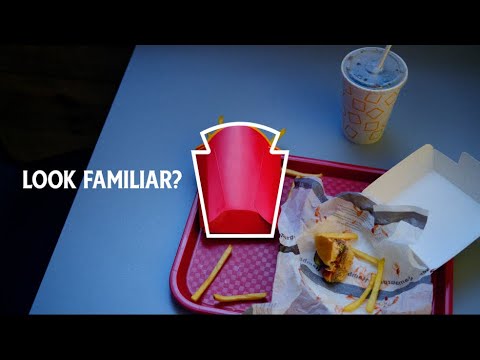 フライドポテトの箱を見るたび、もう戻れなくなるクマ / HEINZ「LOOK FAMILIAR?」