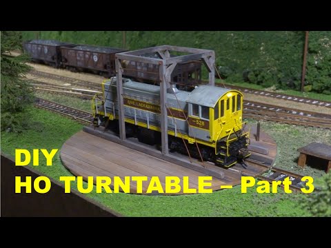 Make your own HO turntable - Part 3