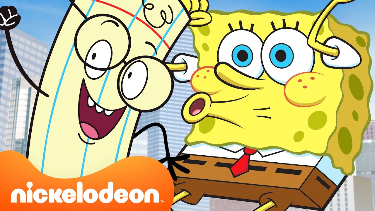 SpongeBob | 1 Jam Momen Kocak dari SpongeBob & Rock Paper Scissors 😆 | Nickelodeon Bahasa