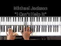 Michael Jackson I Cant Help It Piano Tutorial