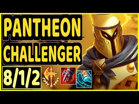 NA KYUNG (PANTHEON) - 8/1/2 KDA CHALLENGER GAMEPLAY - KR