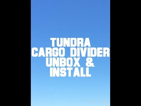 Toyota Tundra Cargo Divider Unbox And Install