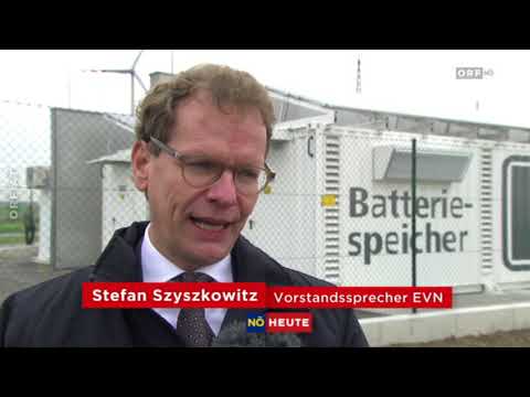 Niederösterreich: Riesenbatterie im Testbetrieb