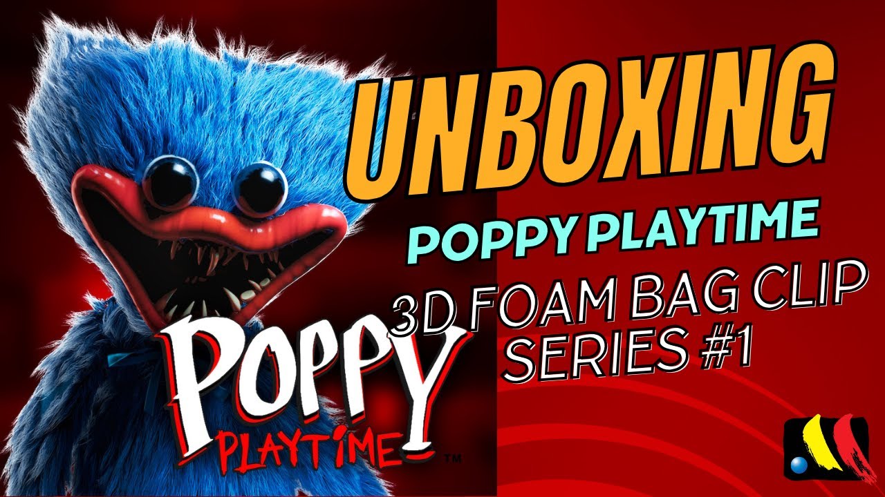 Poppy Playtime 3D Foam Bag Clip - Blind Unboxing - Monogram International Inc.
