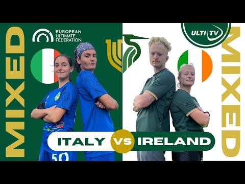 Ireland vs Italy  — Mixed Power Pool — European Ultimate Championships #EUC2023