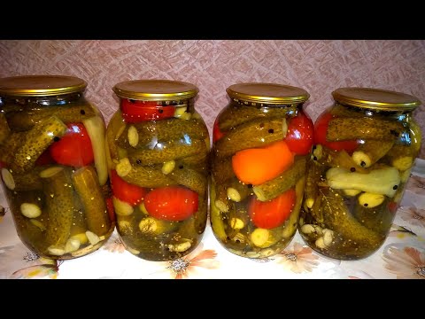 Самое ВКУСНОЕ  ассорти - помидоры и огурцы  //  Попугай