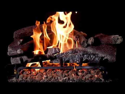 BBQGuys Vail Mountain Charred Oak Vented Gas Log Set Video