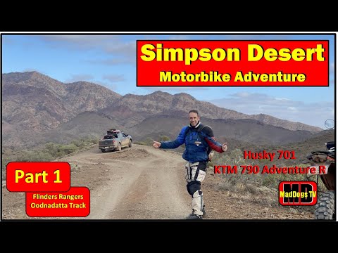 Maddogs TV Simpson Desert Adventure Crossing PART 1 Husqvarna 701 KTM 790 Adventure R. Go Toby Price