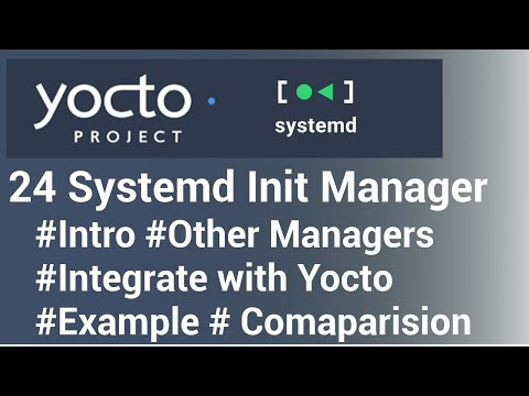 Yocto Tutorial - 24 Integrating SystemD (Part-1) | Understanding Init Manager