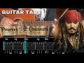 Pirates Of The Caribbean Theme GUITAR TABS CHORDS Free Backing Track Sushant Patil Music