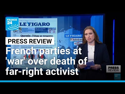 Death of Quentin: Suspect's links with France Unbowed party put left in spotlight • FRANCE 24