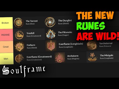 The BEST Runes in Soulframe Right now! Preludes 12 Tierlist