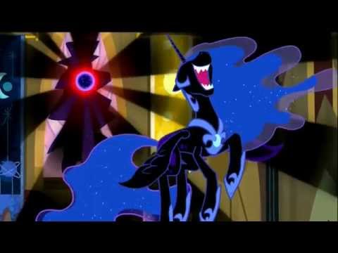 Princess Luna turning into Nightmare Moon