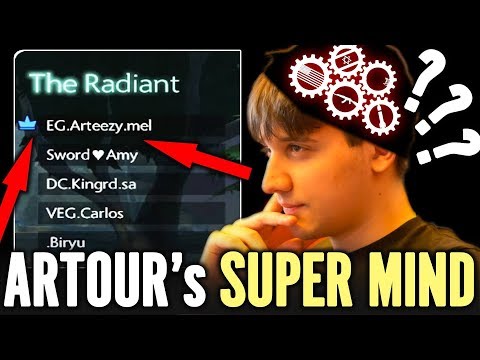 Arteezy Super Mind 10K MMR Suprise Meepo pick Dota 2