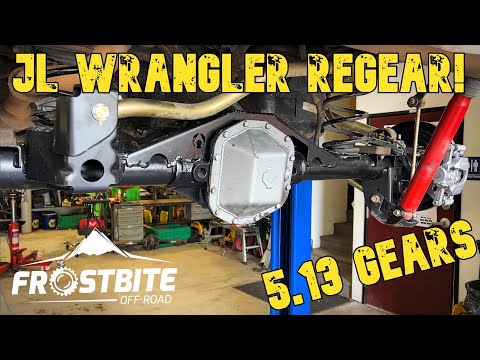 Wrangler JL Regeared To 5.13's #jeep #offroad