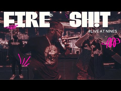 JIMBO SLICE FEAT BLU3 - FIRE SHIT - LIVE AT NINES - VISUAL