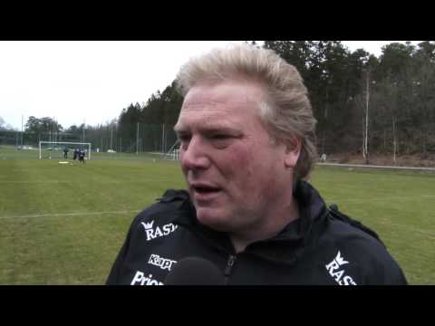 Jörgen Lennartsson efter dagens träning