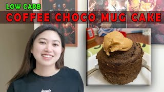 Low Carb Coffee Choco Mug Cake | Just Using Microwave