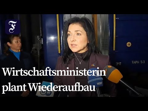Wirtschaftsministerin Reiche spricht über Wiederaufbau in der Ukraine