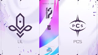 LFL Division2 Spring Split 2023 - W6D2 - LIL vs PCS