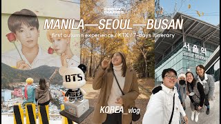 7 days in SEOUL &amp;amp; BUSAN, KOREA! first AUTUMN 🍂 experience! (Cocoy Diaries)