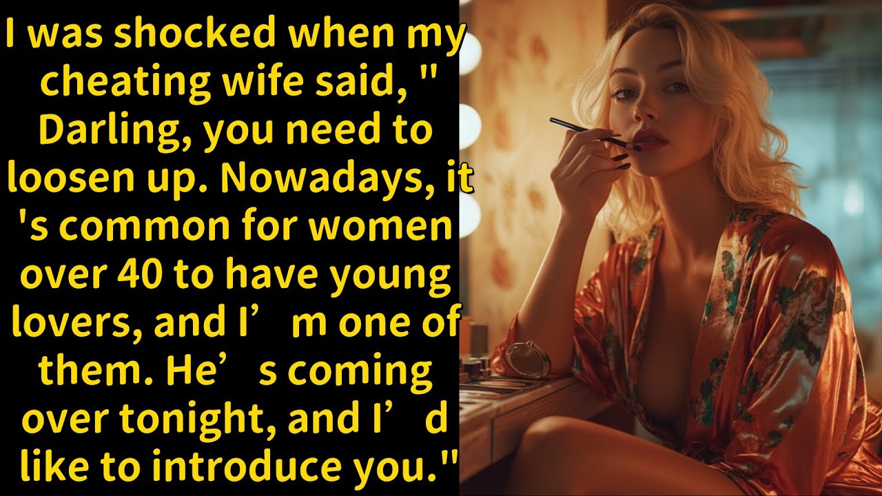 I was shocked when my cheating wife said, "Darling, you need to loosen up. Nowadays, it's common..