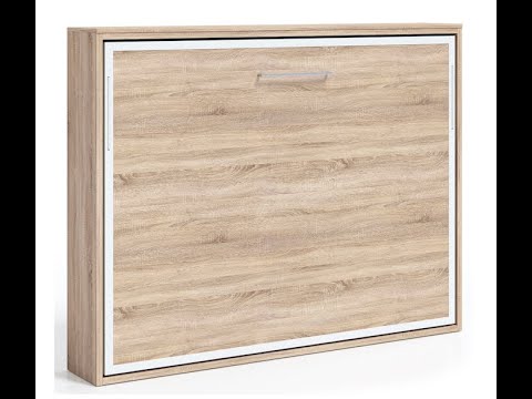 Lit escamotable horizontal 90x190 Angelina Haut de gamme