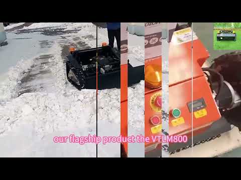 Zdalnie sterowany robot-kosiarka gąsienicowa firmy, bezprzewodowa kosiarka gąsienicowa na sprzedaż.