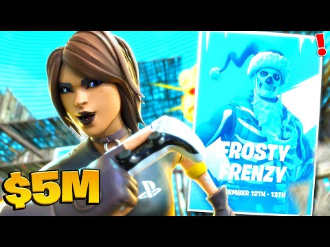 HOW A CONSOLE TRIO QUALFIED FOR FROSTY FRENZY FINALS ❄ ($5M Fortnite Tournament on PS5)