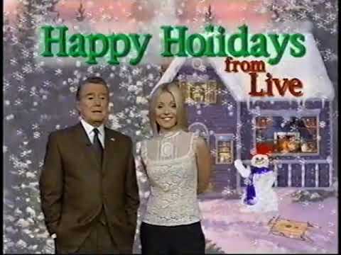 WABC Live! with Regis & Kelly holiday greeting, 2001