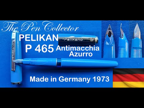 PELIKAN Pelikano P465 1973 Light Blue Fountain Pen Review