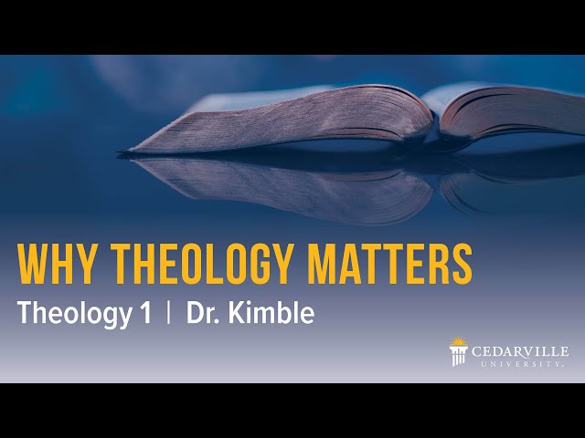 Thumbnail for video titled: Theology I: Why Theology Matters