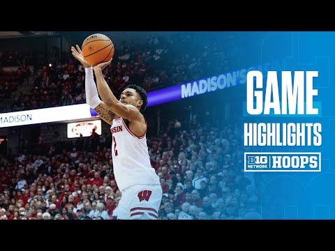 Rutgers vs. Wisconsin | HIGHLIGHTS | Big Ten Men's Basketball | 01/17/26