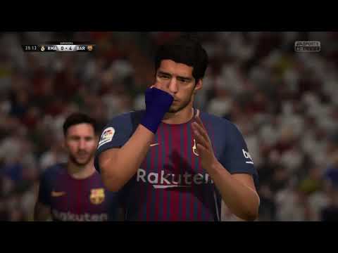 FIFA 18 | Real Madrid Vs Barcelona #1 [Barcelona Career Mode - SuperCopa First Leg]