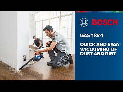 Bosch GAS 18V-1 Professional Cordless Vacuum Cleaner