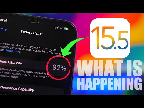 iOS 15.5 - iPhone Battery Health DROPS If You Update !?