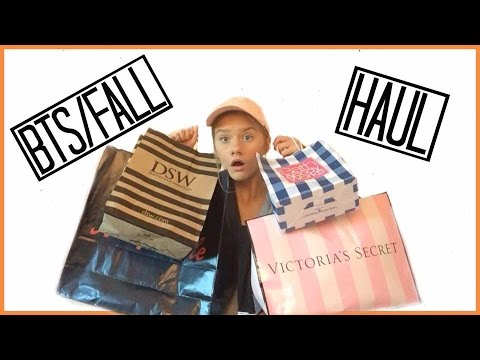 HUGE Back To School/Fall Clothing & Accessories Haul! Victoria's Secret PINK, Bath & Body Works, Fo Video