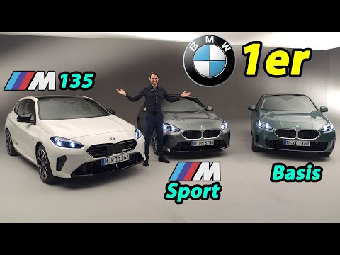 Neuer BMW 1er Premiere! Basis vs M Sport vs M135
