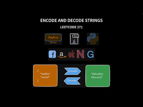 Encode and Decode Strings - Leetcode 271 | Using Length Prefixing