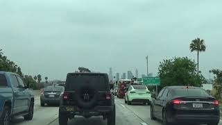 LA traffic on the 101.