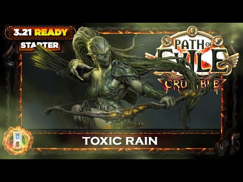 [PoE 3.21] CRUCIBLE LEAGUE: TOXIC RAIN RAIDER - PATH OF EXILE CRUCIBLE - POE BUILDS