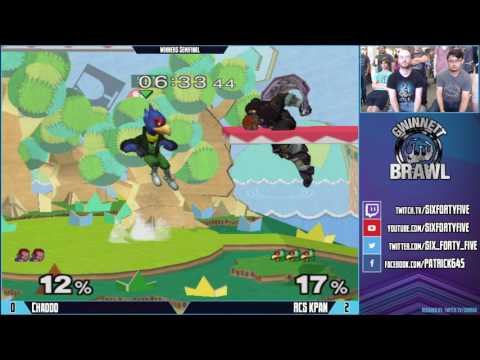 GB Sep 17, 2016 - SSBM Singles - Winners Semifinal - Chaddd vs RCS KPAN