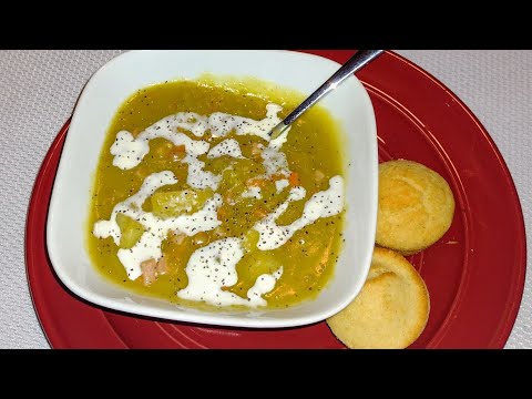 #split-pea-soup - split pea soup with ham, potatoes,...