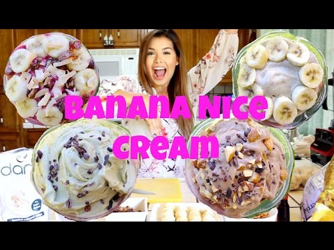 Banana "Nice" Cream/Smoothie Bowls | Cooking With Mandarin