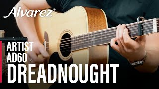 Video thumbnail for Alvarez Artist AD60 Dreadnought by Alvarez Guitars